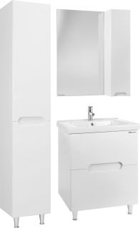 Пенал Bellezza Андрэа 35см левый белый 00000007019